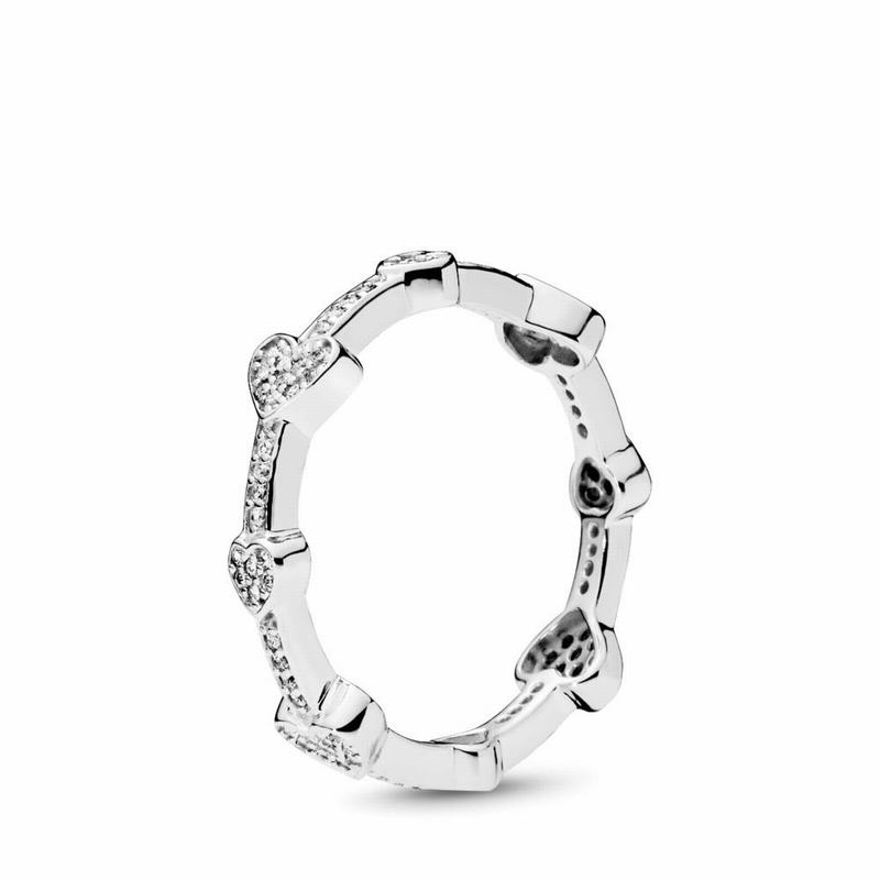 Anillos Apilables Pandora Alluring Inima Argint (OWzJBh12)